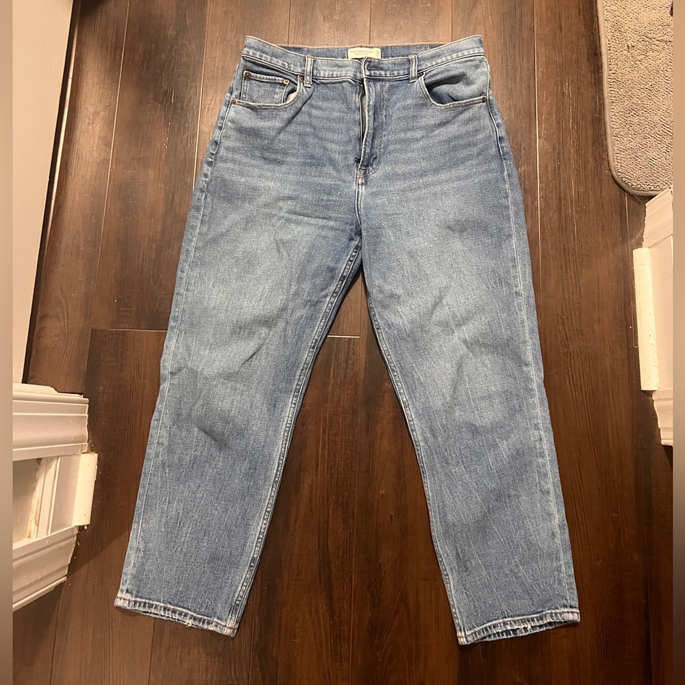 Abercrombie & Fitch Ankle Straight Jeans - Size 14 Curve Love